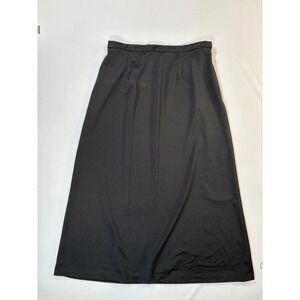 Y2K Kathie Lee Collection Black Long Maxi Skirt Women's 14 Vintage 90s